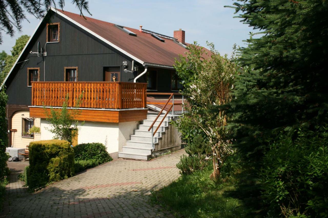 Ferienwohnung Hesse Am Wachberg Saupsdorf Eksteriør bilde